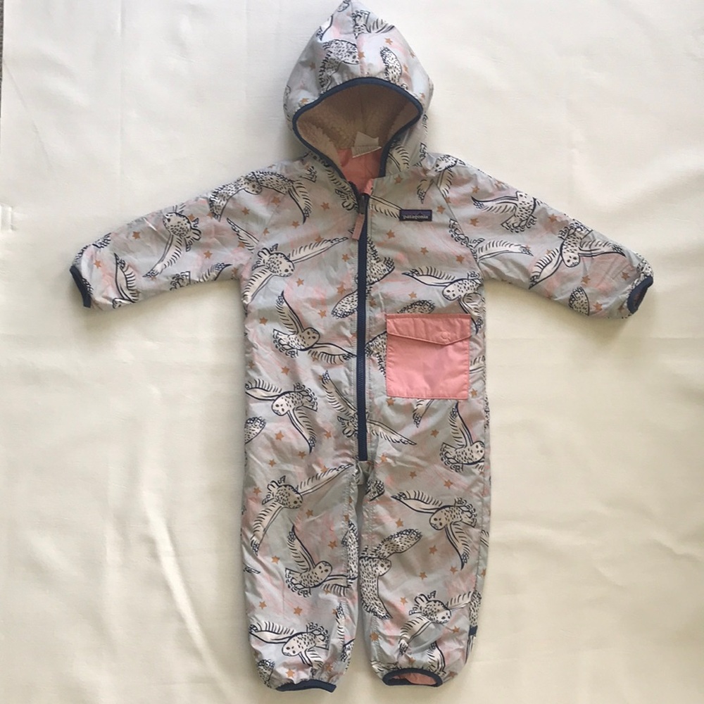 Patagonia Reversible Snow Suit (size 6-12m)